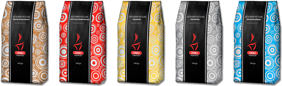 Distribuidor Oficial Cafes Camali - Districafe - Gama de productos de Cafe en bolsa